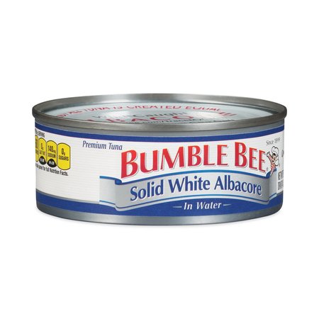 BUMBLE BEE Solid White Albacore Tuna in Water, 5 oz Can, 8PK 107490